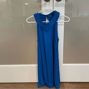 Electric Blue mini shift dress